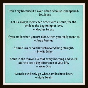 Smile quotes from famous people