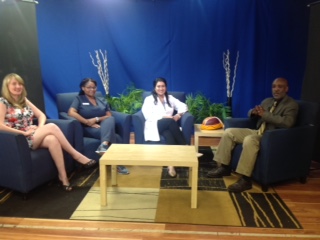 The Dr. Dental team on the set