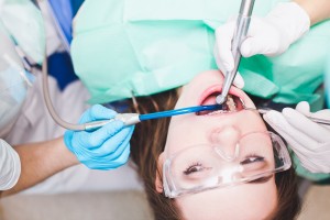 patient getting dental treatment